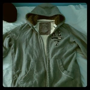 Abercrombie Fur Zip-up